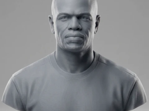 Roy Jones Jr 3D Printable Bust 3D Print Model