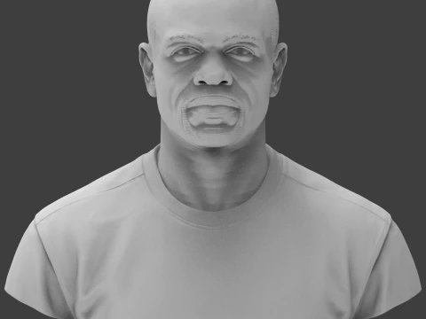 Roy Jones Jr 3D Printable Bust 3D Print Model