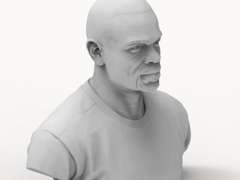 Roy Jones Jr 3D Printable Bust 3D Print Model