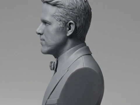 Ryan Reynolds 3D Printable Bust 3D Print Model