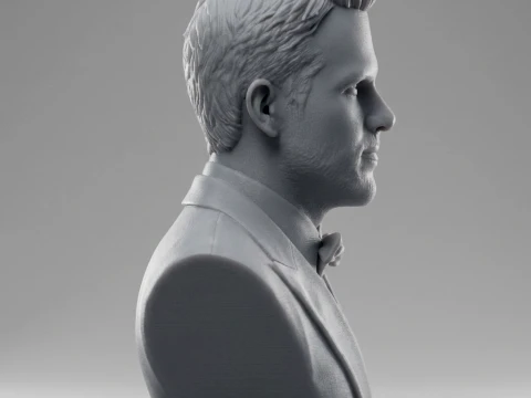 Ryan Reynolds 3D Printable Bust 3D Print Model