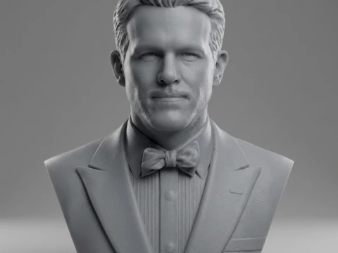 Ryan Reynolds 3D Printable Bust 3D Print Model