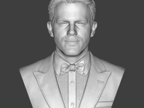 Ryan Reynolds 3D Printable Bust 3D Print Model