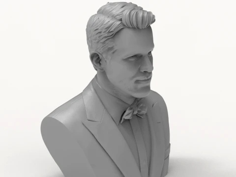 Ryan Reynolds 3D Printable Bust 3D Print Model