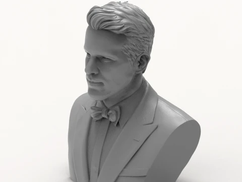Ryan Reynolds 3D Printable Bust 3D Print Model