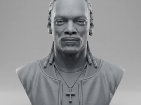 Snoop Dogg 3D Printable Bust 3D Print Model