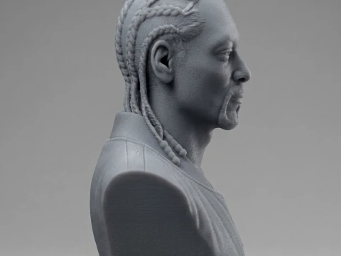 Snoop Dogg 3D Printable Bust 3D Print Model
