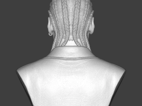 Snoop Dogg 3D Printable Bust 3D Print Model