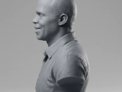 Sugar Ray Leonard 3D Printable Bust 3D Print Model