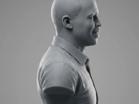 Sugar Ray Leonard 3D Printable Bust 3D Print Model