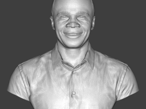 Sugar Ray Leonard 3D Printable Bust 3D Print Model