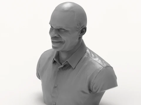 Sugar Ray Leonard 3D Printable Bust 3D Print Model