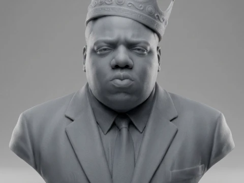 The Notorious BIG 3D Printable Bust 3D Print Model
