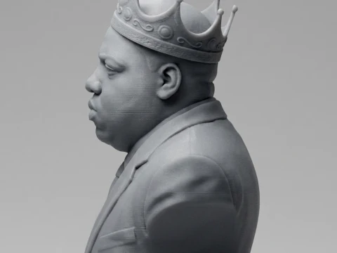 The Notorious BIG 3D Printable Bust 3D Print Model