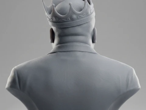 The Notorious BIG 3D Printable Bust 3D Print Model