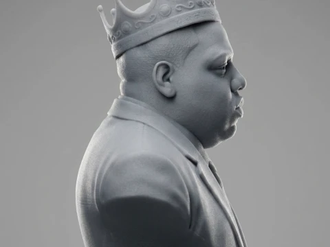 The Notorious BIG 3D Printable Bust 3D Print Model