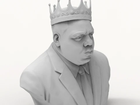 The Notorious BIG 3D Printable Bust 3D Print Model