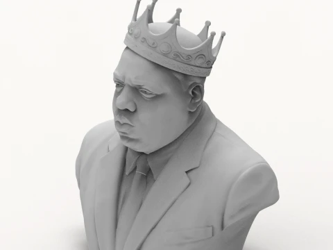 The Notorious BIG 3D Printable Bust 3D Print Model