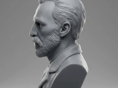 Vincent Van Gogh 3D Printable Bust 3D Print Model