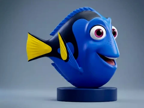 Nemo 3D Printable Figurine Model Cetak 3D