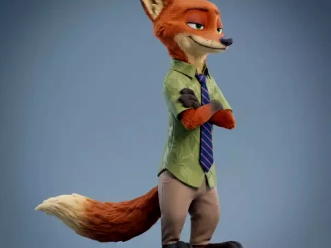 Zootopia 3D Printable Figurine Model Cetak 3D