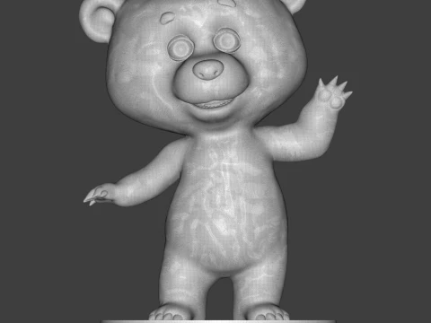Bear 3D Printable Figurine 3D Print Model