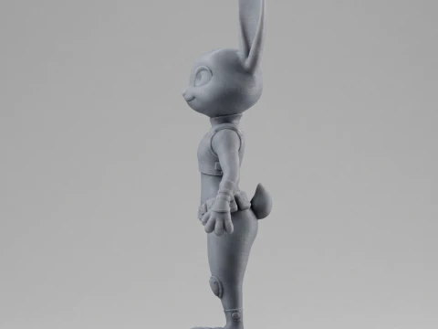 Judy Hopps 3D Printable Figurine 3D Print Model