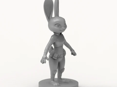Judy Hopps 3D Printable Figurine 3D Print Model