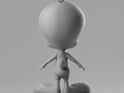 Tweety 3D Printable Figurine 3D Print Model