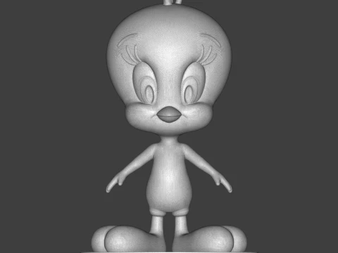 Tweety 3D Printable Figurine 3D Print Model