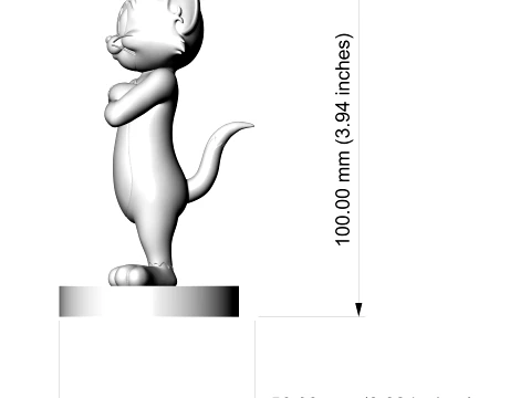 Tom 3D Printable Figure 3D Print Model