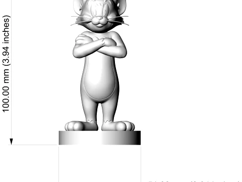 Tom 3D Printable Figure 3D Print Model
