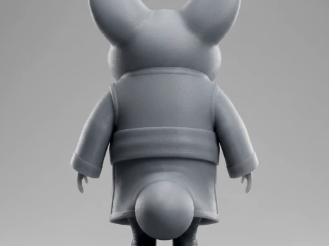 Shifu Kung Fu Panda 3D Printable Figure 3D Print Model