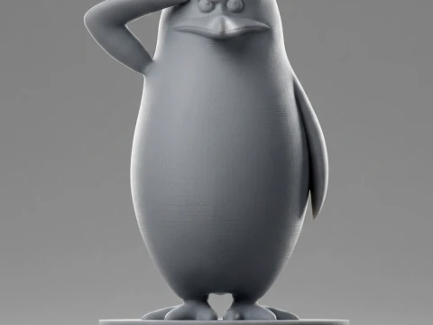 Penguin 3D Printable Figure 3D Print Model