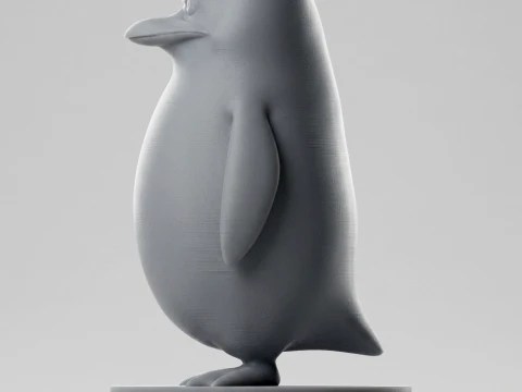 Penguin 3D Printable Figure 3D Print Model