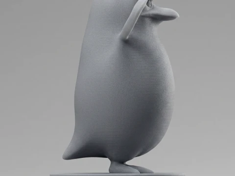Penguin 3D Printable Figure 3D Print Model
