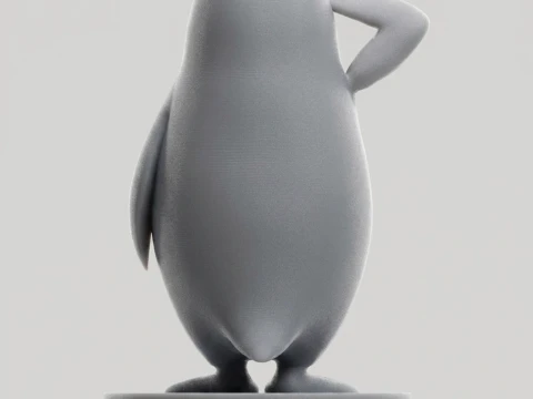 Penguin 3D Printable Figure 3D Print Model