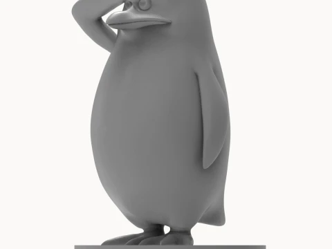 Penguin 3D Printable Figure 3D Print Model