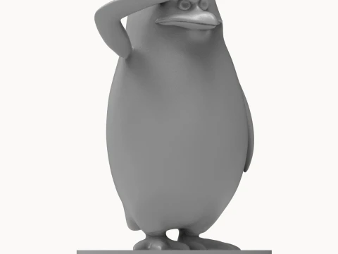 Penguin 3D Printable Figure 3D Print Model