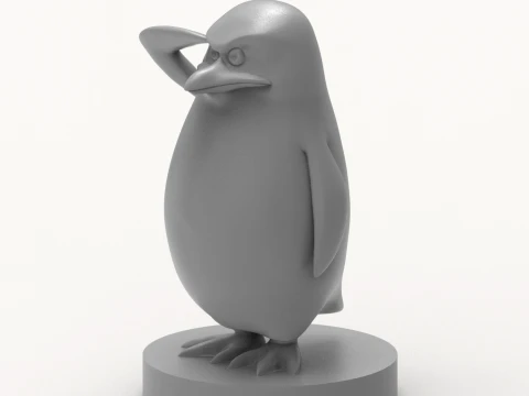 Penguin 3D Printable Figure 3D Print Model