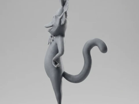 King Julien 3D Printable Figure 3D Print Model
