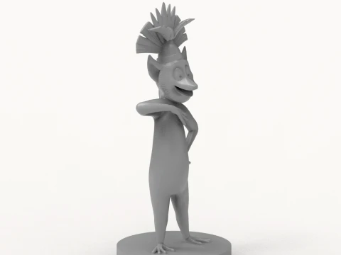 King Julien 3D Printable Figure 3D Print Model