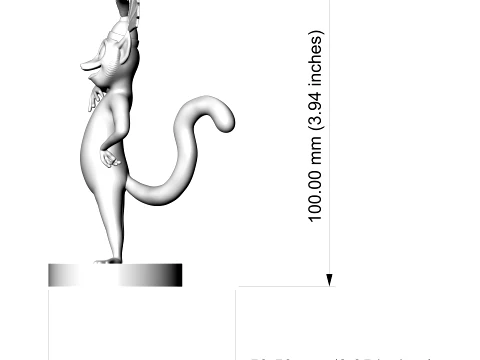 King Julien 3D Printable Figure 3D Print Model