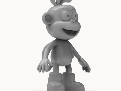 Monkey Dora 3D Printable Figure 3D Print Model