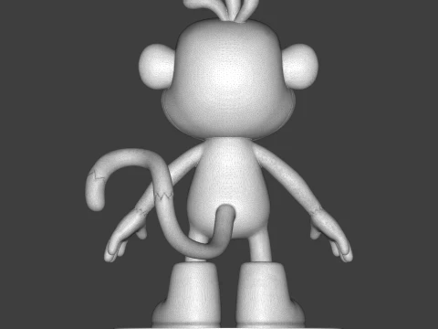Monkey Dora 3D Printable Figure 3D Print Model
