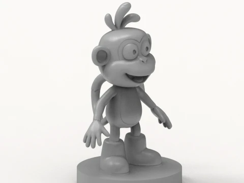 Monkey Dora 3D Printable Figure 3D Print Model