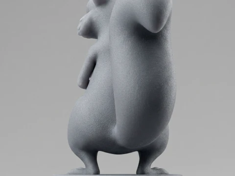 Scrat 3D Printable Figure 3D Print Model