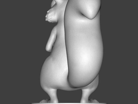 Scrat 3D Printable Figure 3D Print Model