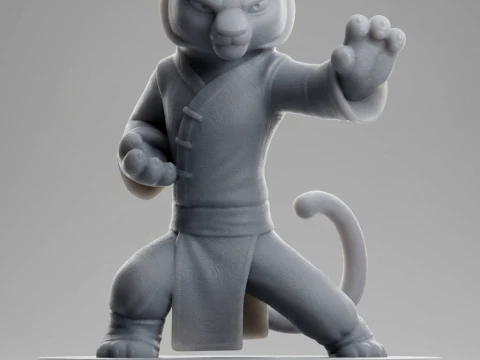 Kung Fu Panda 3D Printable 3D Print Model