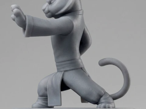 Kung Fu Panda 3D Printable 3D Print Model